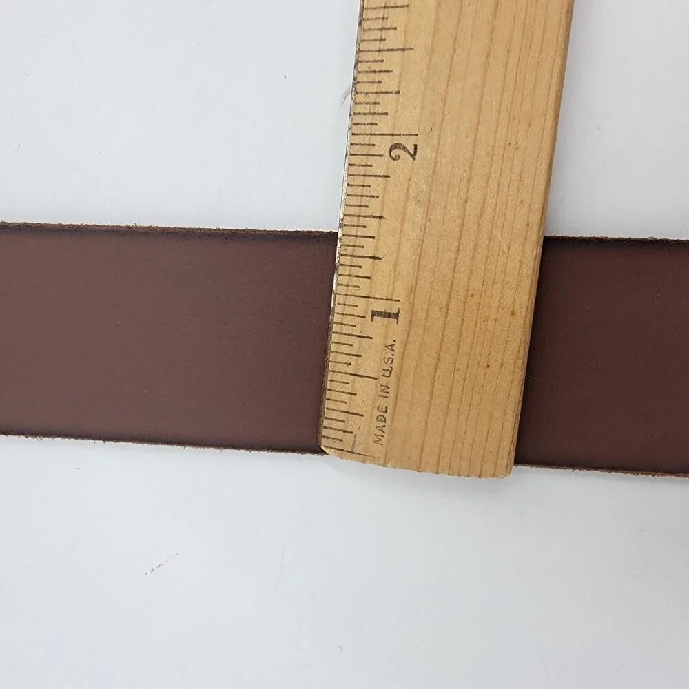 Timberland Belt Men's‎ Beautiful Rich Brown Genuine Leather Belt Sz L 38-40 EUC
